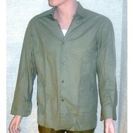 Košile 21 pracovní, bavlna,  barva  khaki, vojenský originál ČSLA, velikost 41